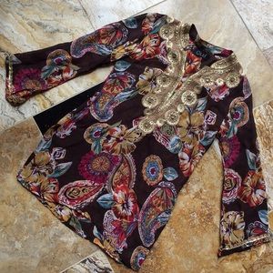 Taruni Olay slit Kurta/Kurti IndianPakistani tunic